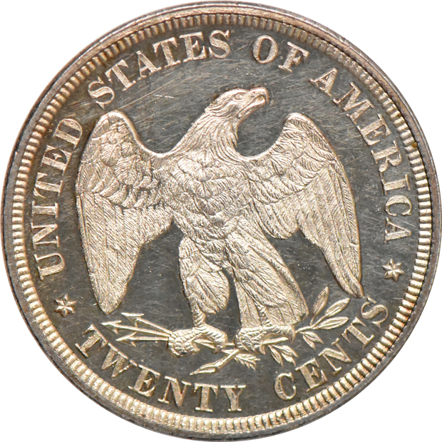 1876 Proof Cameo, as described