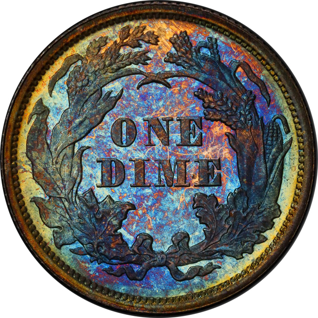 1873 No Arrows, Closed 3 PCGS PR-67 CAC
