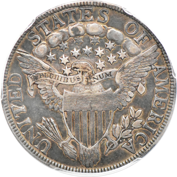 1803 Large 3 PCGS VF details/gouged, and an 1817 XF details/tooled planchet flaw