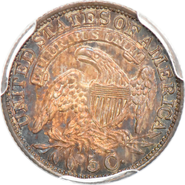 1834 PCGS MS-62, and an 1835 NGC MS-62