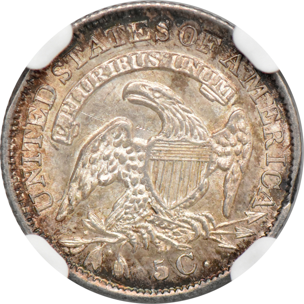 1834 PCGS MS-62, and an 1835 NGC MS-62