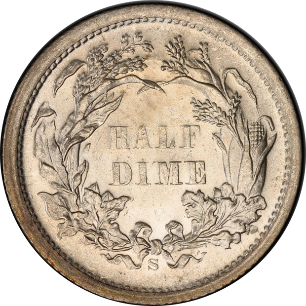1873-S PCGS MS-64 CAC