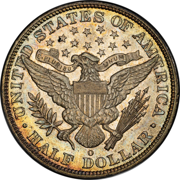 1892-O PCGS AU-58+