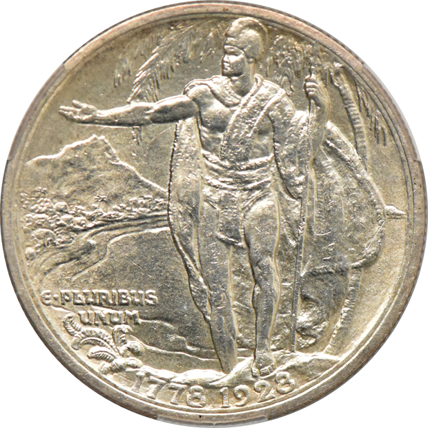 1928 Hawaiian CACG UNC details/cleaned