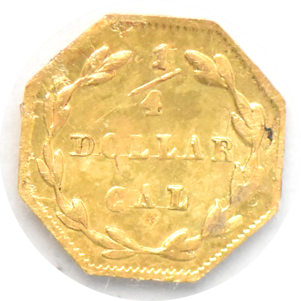 1871 25C round BG- 717, and an 1871 25C octagonal BG-765