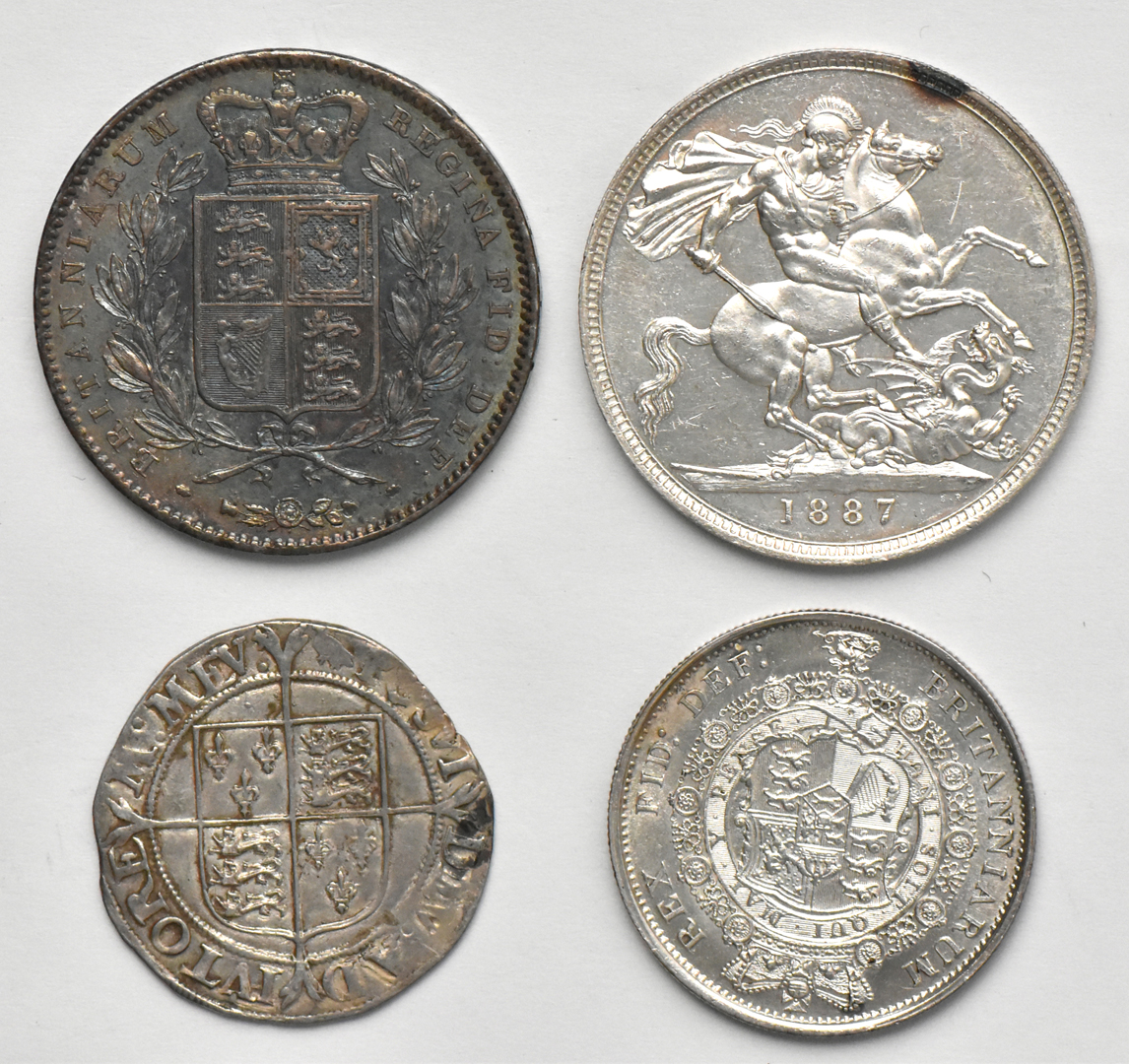 Great Britain - Four silver coins
