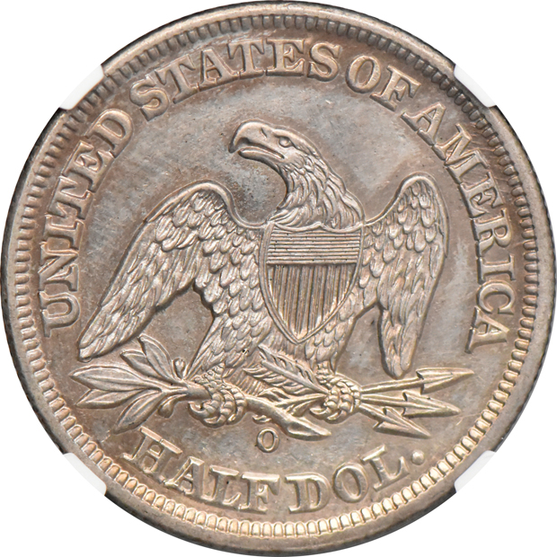 1855-O Arrows NGC UNC details/cleaned