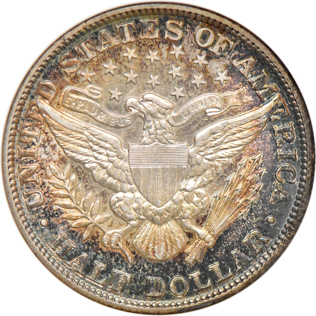 1895 AU-50, 1903 AU-50, and a 1904 AU-55, all ANACS