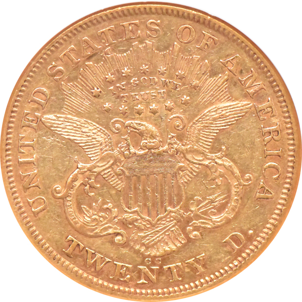 1872-CC NGC AU-55