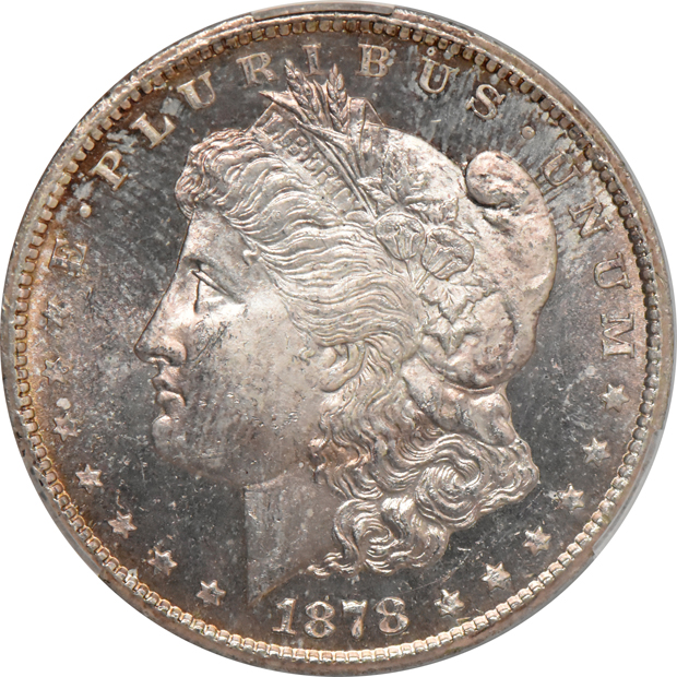 1878 7TF Reverse of 1878, and an 1878-CC, both CACG MS-64