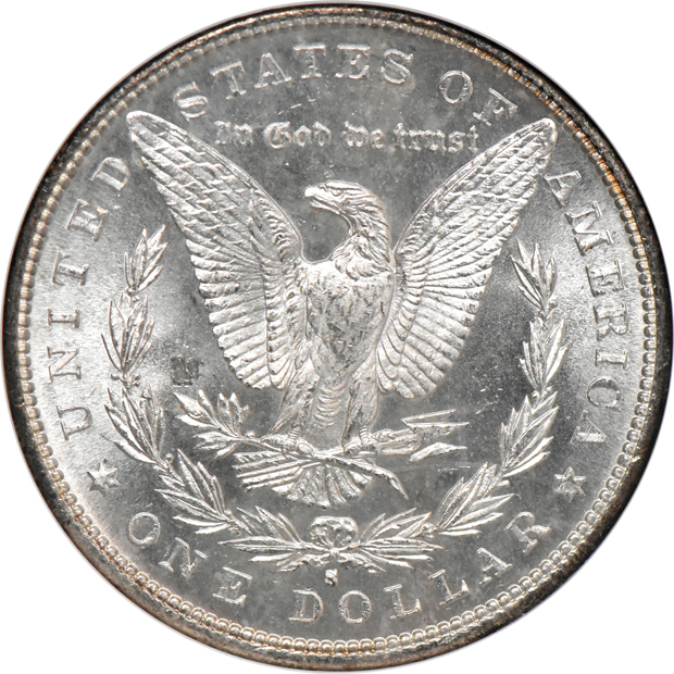 1881-S and two 1885-O, all NGC MS-66 CAC
