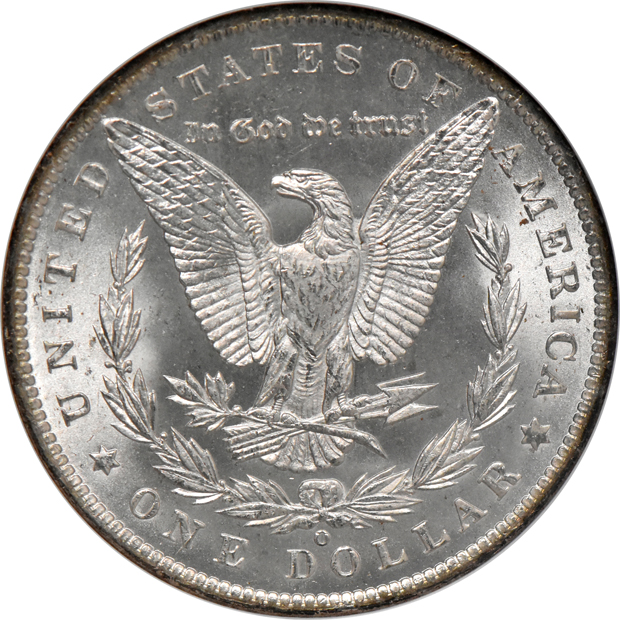 1881-S and two 1885-O, all NGC MS-66 CAC