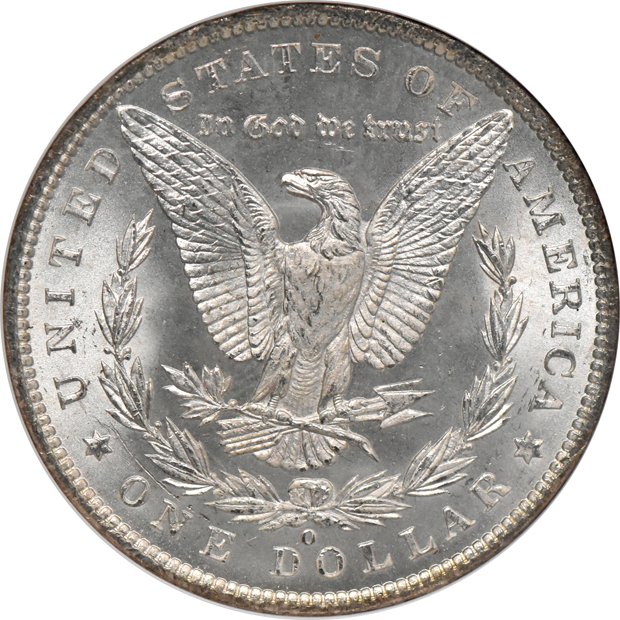 1881-S and two 1885-O, all NGC MS-66 CAC
