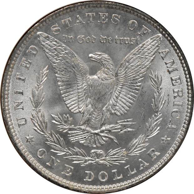 1879-S and 1887, both NGC MS-66