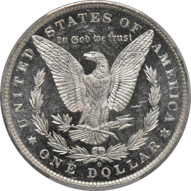 1884-O MS-62DMPL, and an 1884-O MS-63DMPL, all CACG