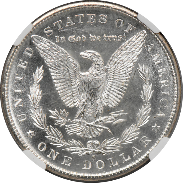 1880-S MS-65 Star, 1880-S MS-65+ Star, and an 1880-S MS-66+ Star, all NGC