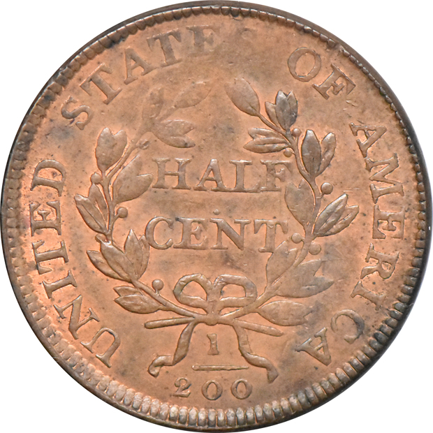 1795 Lettered Edge, 1806, and 1835, as described