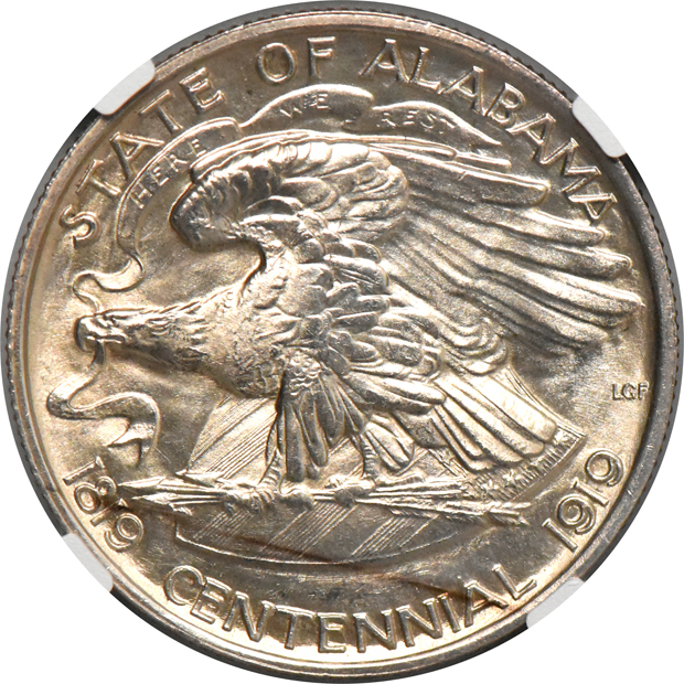 1921 Alabama 2x2 NGC MS-65