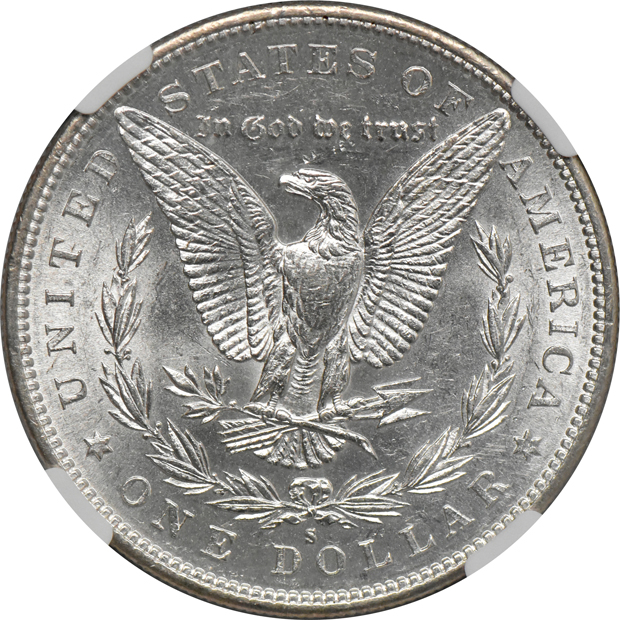 1884-S NGC AU-58
