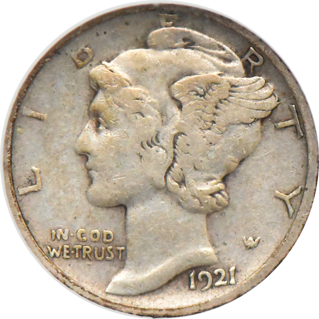 1921 and 1921-D, both NGC VF-25