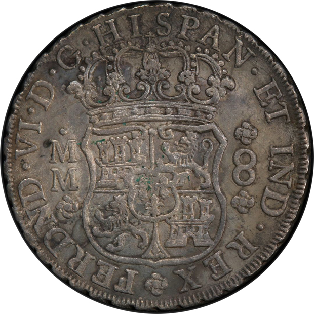 Mexico - 1755-Mo MM 8 reales - PCGS MS-61