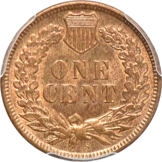 1909-S Indian PCGS MS-64RB CAC
