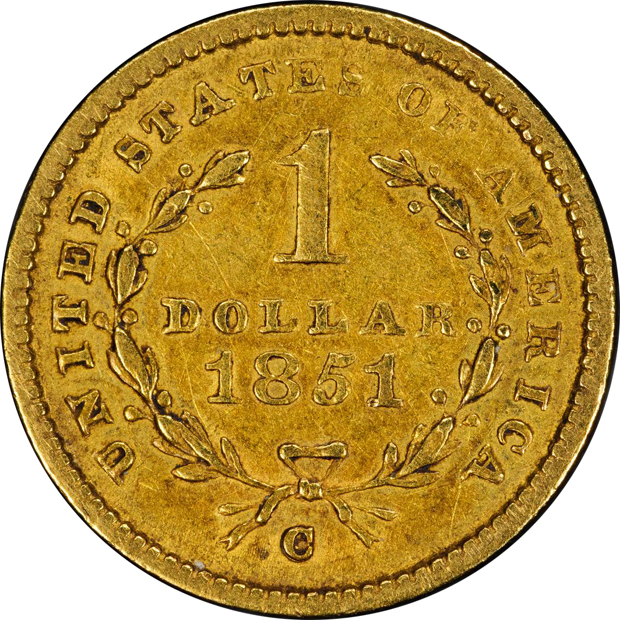 1851-C PCGS AU-55