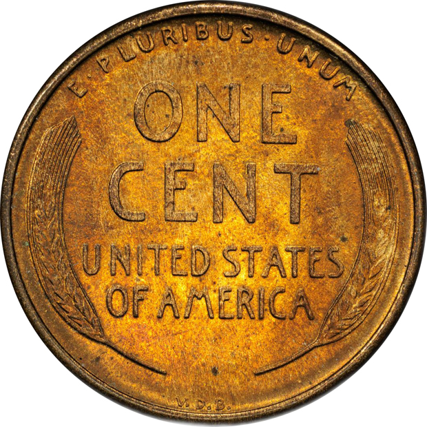 1909-S VDB Lincoln PCGS MS-64RB