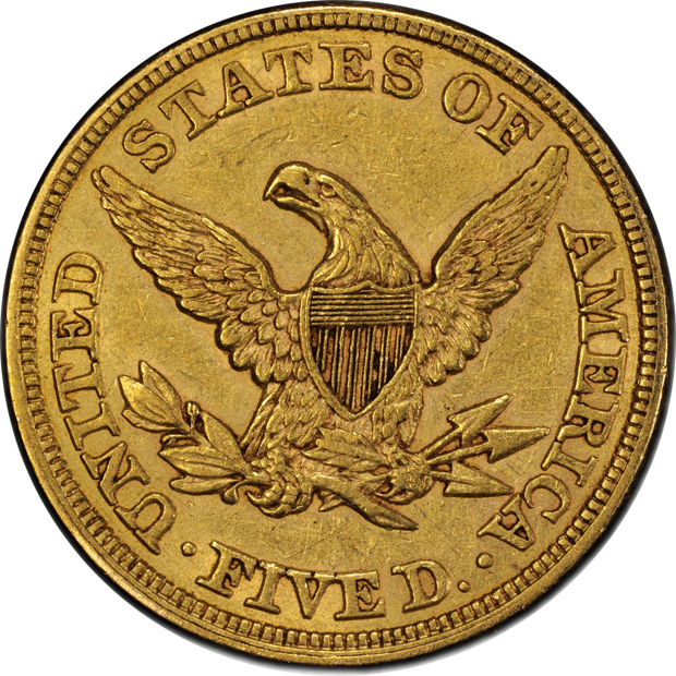 1860 PCGS AU-50