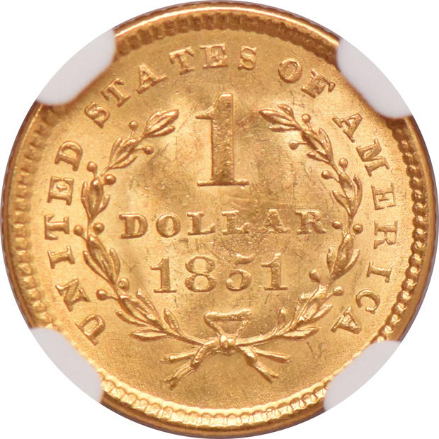 1851 NGC MS-64