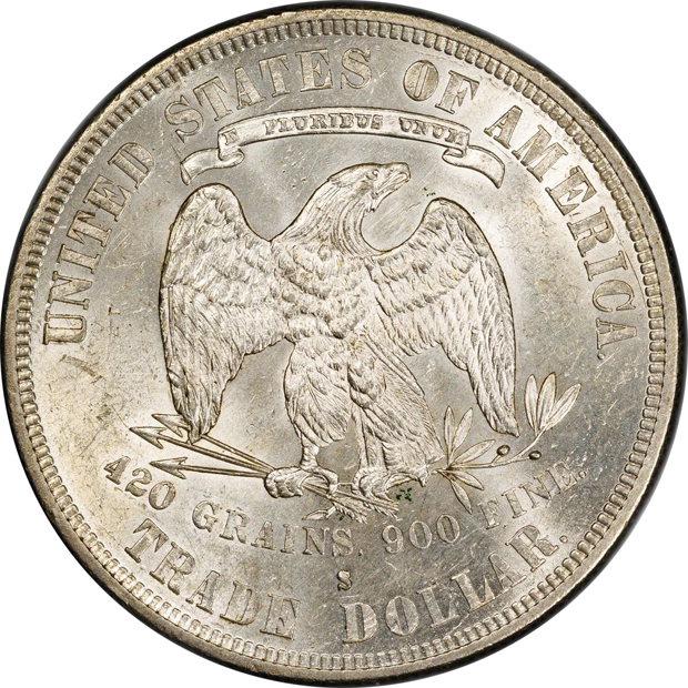 1877-S Trade PCGS MS-62