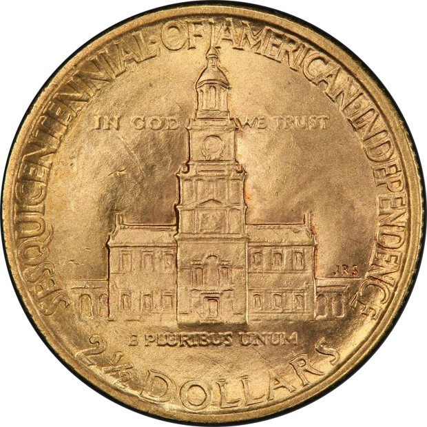 1926 $2.50 Sesquicentennial PCGS MS-65