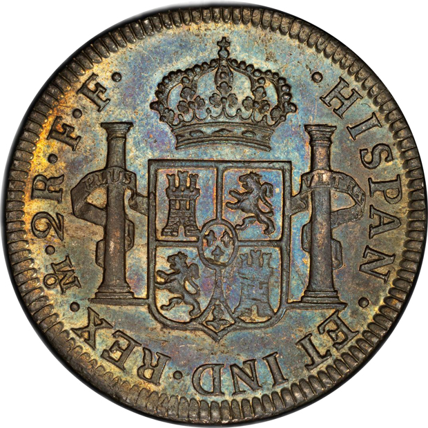 Mexico - 1782-Mo FF 2 reales - PCGS MS-62
