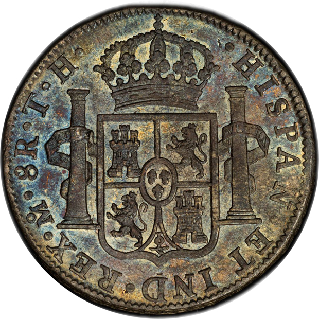 Mexico - 1807-Mo TH 8 reales - PCGS MS-62
