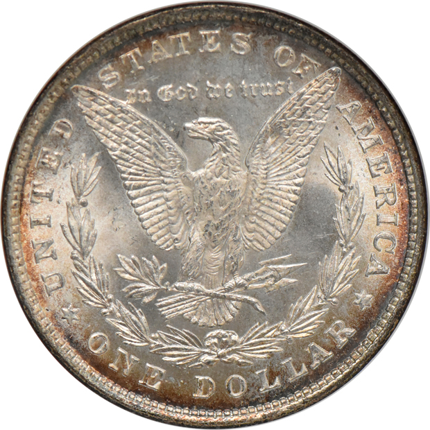 1878 8 TF NGC MS-63+ (no line), and an 1880-S PCGS MS-66+ 
