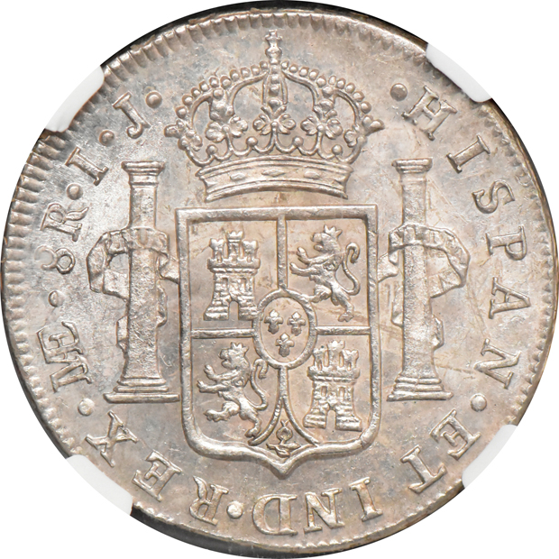 Peru - 1788-LIMA IJ 8 reales - NGC MS-61