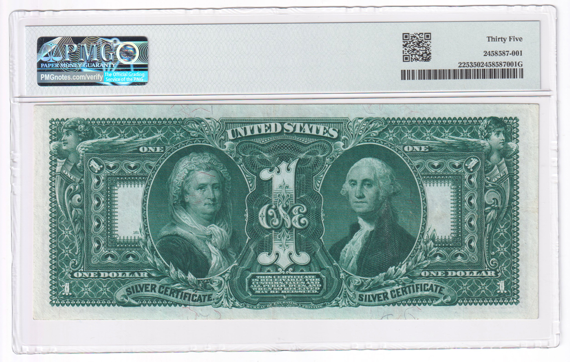 1896 $1 Educational Fr# 225 - PMG VF-35