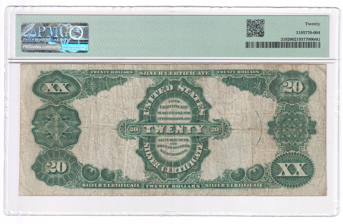 1891 $20 Fr# 319 - PMG VF-20