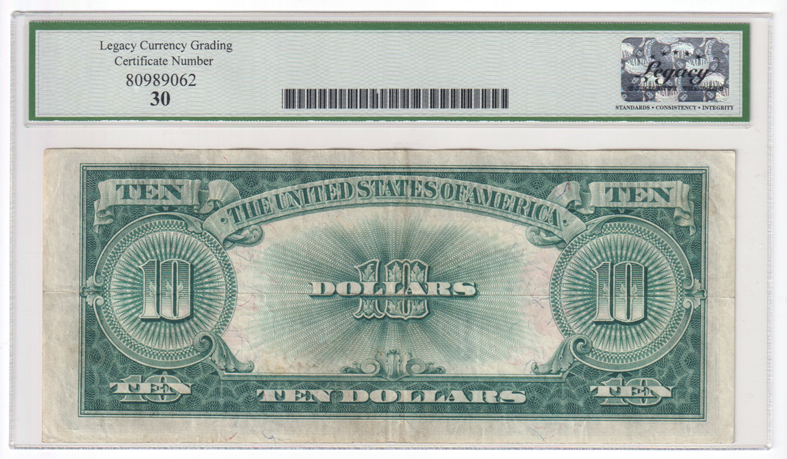 1923 $10 Fr# 123 - Legacy VF-30