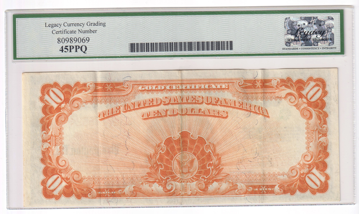1922 $10 Fr# 1173 - Legacy XF-45 PPQ