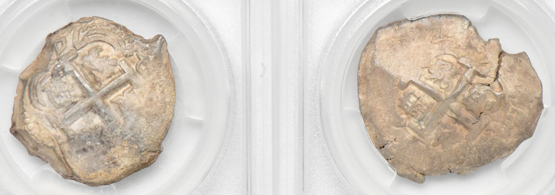 Bolivia - Five 8 reales, all PCGS XF-45