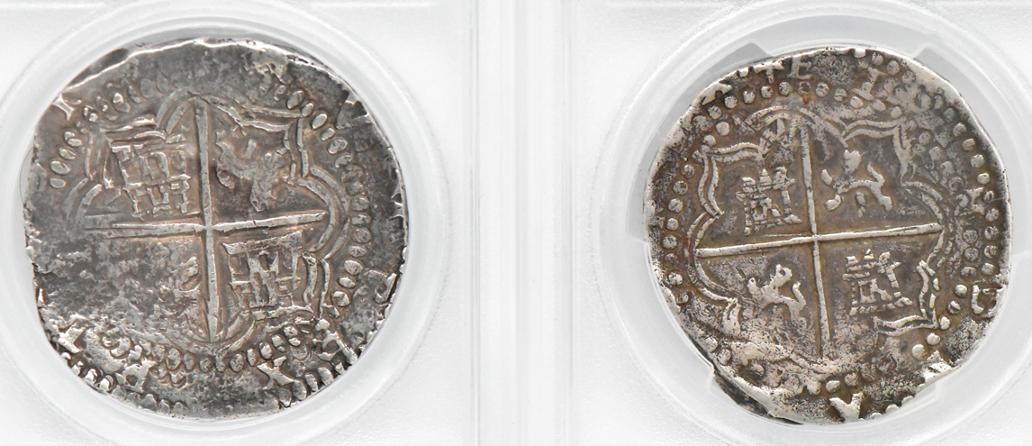 Bolivia - Four certified 8 reales