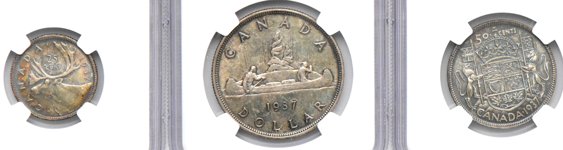 Canada - 1937 date set, all NGC