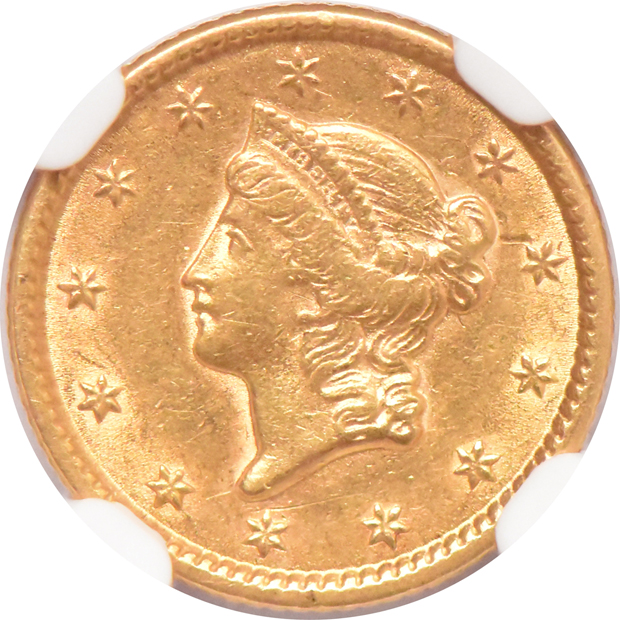 1849 Open Wreath, and an 1851, both NGC AU-55