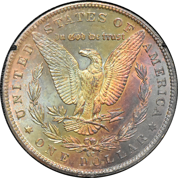 1882-CC GSA MS-63, and an 1882-CC GSA MS-64, both CACG
