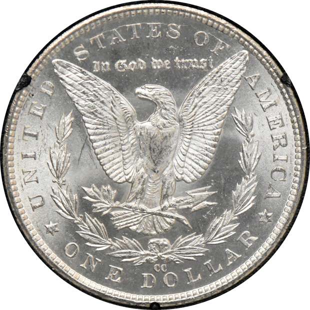 1882-CC GSA and 1883-CC GSA, both CACG MS-64