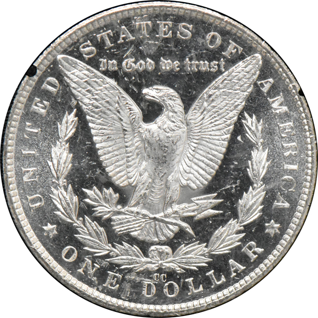 1882-CC GSA MS-62DMPL, and an 1884-CC GSA MS-63PL, both CACG