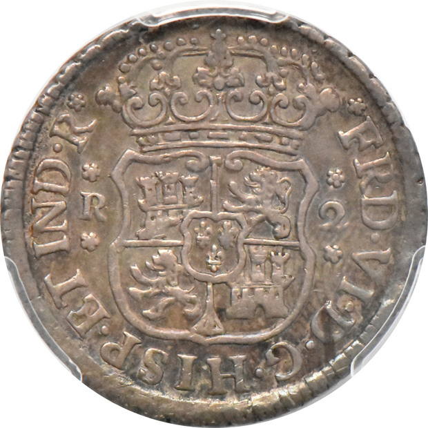 Mexico - 1739-Mo MF real NGC AU-53, 1753-Mo M 2 reales PCGS XF-45, and a 1760-Mo MM 8 reales XF-45