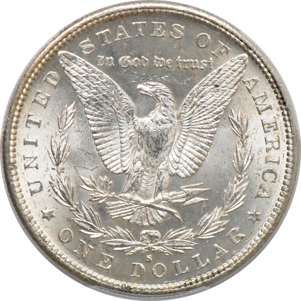 1886-S and 1887-S, both PCGS MS-64