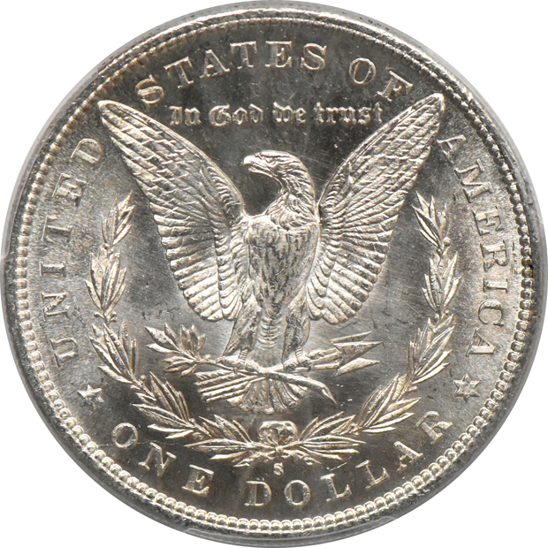 1886-S and 1887-S, both PCGS MS-64